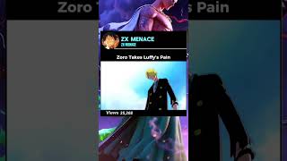 Zoro takes luffys pain anime onepiece [upl. by Aspasia]