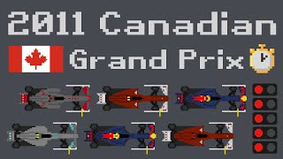 2011 Canadian Grand Prix Timelapse [upl. by Nawj]