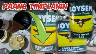 PAANO TIMPLAHIN ANG EPOXY ENAMEL [upl. by Tnattirb444]