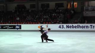 Nebelhorn Trophy 2011 Vera BAZAROVA Yuri LARIONOV RUS SP [upl. by Rufford]