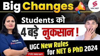 UGC New Guidelines  Important Update for All NET Aspirants Draw Back for NET Aspirants  Priti Mam [upl. by Huan]