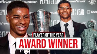 quotThe Players I Voted Forquot 🏆  Rashford Speaks After Double Award Win [upl. by Dierdre]