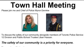 Part 1  Town Hall Meeting  Weston Village  Councilor Frances Nunziata amp Police Chef Myron Demkiw [upl. by Bard]