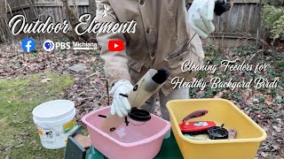 Cleaning Feeders for Healthy Backyard Birds  OE [upl. by Erick]