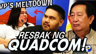 NIRESBAKAN ng QuadCom si VP Sara Duterte quotMay something Lasing Overwhelmed by Anger and hatequot [upl. by Lartnom]