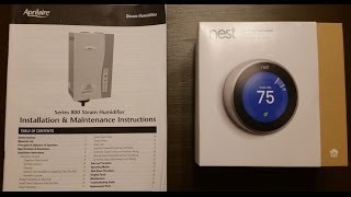 Part 3 of 4  Google Nest Thermostat 3rd gen  Aprilaire 800 whole house humidifier  full install [upl. by Diba]