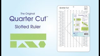 June Tailor® Quarter Cut™ Ruler Demonstration Video [upl. by Nitnerb]