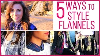 5 Ways to Style Flannels with EmilyGrace266 [upl. by Oirevas619]