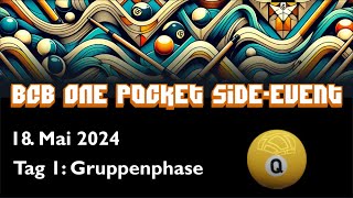 BCB One Pocket Challenge Tag 1 Gruppenphase [upl. by Towbin363]