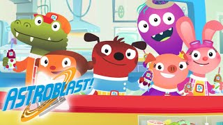 Astroblast Kids Songs Astroblast Theme Song  Universal Kids [upl. by Nylhtiak982]