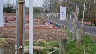 Newcomen Way Extention Building Site Pt 3 Madeley Telford 9421 [upl. by Radmilla170]