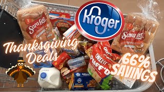 Thanksgiving Deals Kroger MUST DO Deals InStore for 11151123  66 Savings Haul [upl. by Lamee]