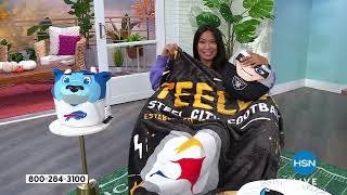 Officially Licensed NFL Logo Brands 60quot x 70quot Fleece Pop [upl. by Belle]