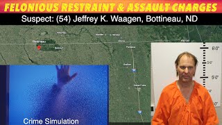 Bottineau Man Facing Felonious Restraint amp Assault Charges [upl. by Enilada967]