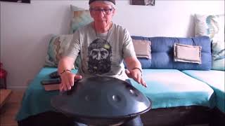 Handpan lernen mit fast 60 Jahren  Amazon Handpan für unter 200 Euro [upl. by Radman796]