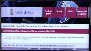 Lapplicazione della Polizia per gli Smart TV Samsung tutorial funzionamento [upl. by Kiersten]