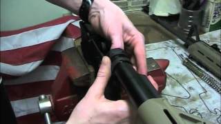 AR15 How to install single point sling adapter [upl. by Elleinaj]