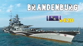 World of WarShips Brandenburg  5 Kills 202K Damage [upl. by Ail]