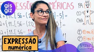 EXPRESSÃO NUMÉRICA  MATEMÁTICA BÁSICA \Prof Gis [upl. by Abba]