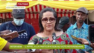 Les commerçantes du 2ème arrondissement de Libreville appelées à participer au vote référendaire [upl. by Ferrick155]