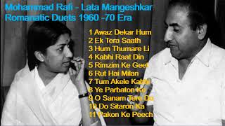 Mohammad Rafi amp Lata Mangeshkar Most Romantic Duets 1960 70 Era [upl. by Alaine]