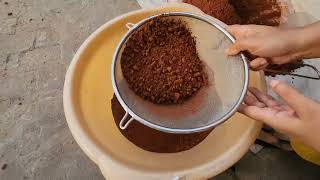 Mix vlog  Pending tasks  Sifting mud amp red dirt [upl. by Gnah]