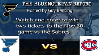 The BlueNote Fan Report Game Day Live stlblues vs goHabsgo [upl. by Asserat]