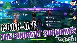 Easy Guide The Gourmet Supremos CookOff  Genshin Impact [upl. by Htelimay484]