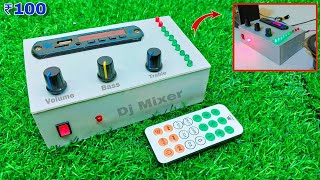 DJ Mixer  How To Make DJ Mixer  Vu meter [upl. by Grand743]