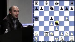 QGD Ragozin Variation Middlegame  GM Varuzhan Akobian  20151020 [upl. by Thetis834]