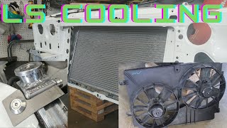 LS Cooling Aluminum Radiator  LS1 fans Pt26 LS Swap [upl. by Ezzo]