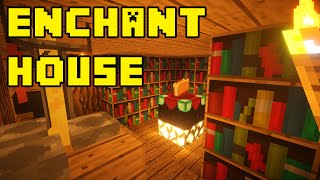 Minecraft EnchantingAnvilBrewing House Tutorial XboxPCPEPS3 [upl. by Leahcimrej]