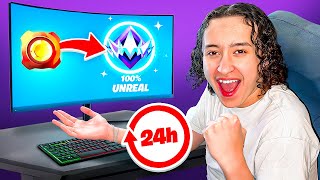 Je suis enfin passé UNREAL en 24H sur FORTNITE OG CHAPITRE 1  cétais trop facile [upl. by Bridie]