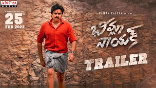 Bheemla Nayak Official Trailer  Pawan Kalyan Rana Daggubati  Trivikram  SaagarKChandra  ThamanS [upl. by Eidoc]