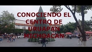 RECORRIDO por el CENTRO de URUAPAN México [upl. by Aneleiram]