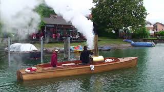 Deutscher Dampfboot Verein Wettfahrt von Dampfbooten auf dem Bodensee [upl. by Rodl]