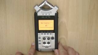 Tutoriel Zoom H4n pour webradio scolaire [upl. by Vevay]