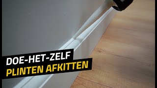 Plinten afkitten  Plintenfabriek doehetzelf [upl. by Modern]