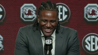 SEC Media Days South Carolinas Tonka Hemingway [upl. by Sabian]