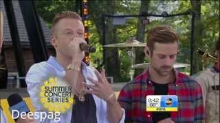 Macklemore Ryan Lewis White Walls GMA Good Morning America HD [upl. by Angele976]