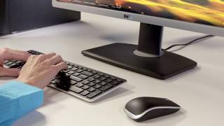 Dell Wireless Keyboard and Mouse Combo Removes Desk Clutter [upl. by Ecneret494]