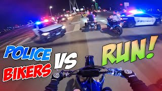 BIKERS VS COPS  Best Motorcycle Police Chase Compilation 2024 [upl. by Farlay]