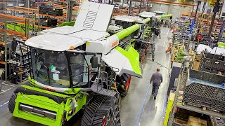 CLAAS Lexion Harvesters Production in Germany [upl. by Eeresid]