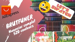 BRUTFUNER  nuancier de couleur COMPLET  520 couleurs  LET’S SWATCH [upl. by Nadiya]