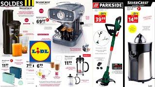 catalogue LIDL  SOLDES du 12 au 18 janvier 2022 ⛔ Parkside Silvercrest  FRANCE [upl. by Kcorb]