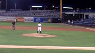 Brad Rulon pitches against Brevard Manatees  Brevard County Manatees vs Tampa Yankees [upl. by Nosle]