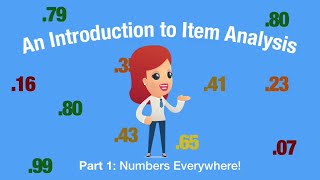 An Introduction to Item Analysis  Number Everywhere [upl. by Magocsi]