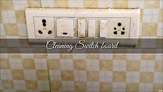 How to clean light switches safely  How to Clean Switch Board [upl. by Reames997]