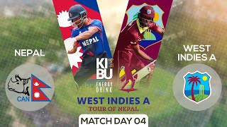 Nepal Vs West Indies A  Tour of Nepal  Kantipur Max HD LIVE  Match 04  02 May 2024 [upl. by Zaragoza]