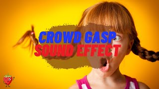 Gasp sound effect Crowd gasp sound effect Crowd gasping sounds  Crowd gasp Audience gasp [upl. by Virendra13]